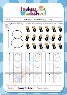 Number 18 Worksheet