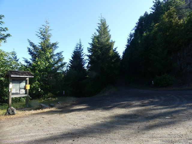 information board and roads