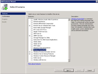 Powershell windows server 2008