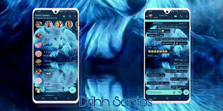 Fox Blue Theme For YOWhatsApp & Fouad WhatsApp By Driih Santos