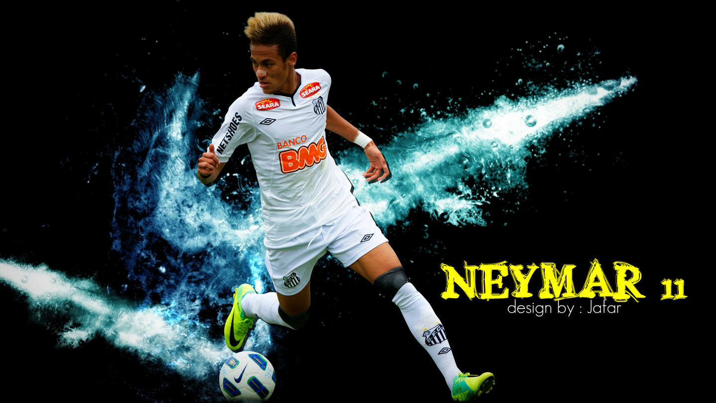 ALL SPORTS CELEBRITIES: Neymar da Silva New HD Wallpapers 2013