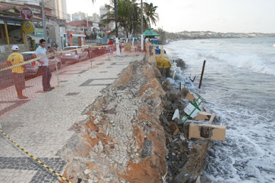 Resultado de imagem para conter o avanÃ§o do mar no litoral potiguar