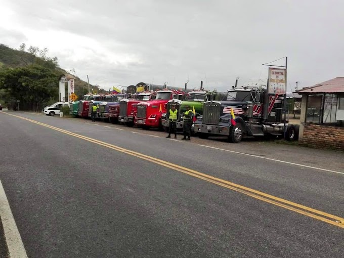 Atención: Bloqueada carretera Troncal Central del Norte por paro camionero