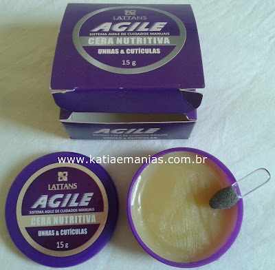 Agile Lattans, Cera Nutritiva, Cuidado com as unhas, 