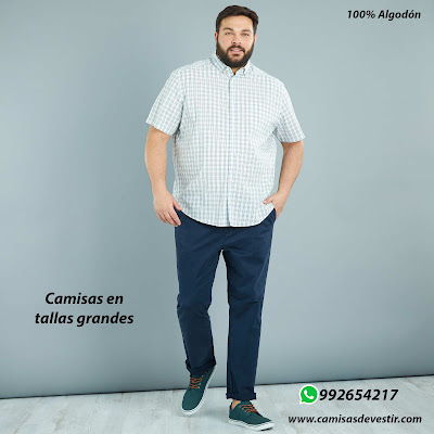 Camisas en tallas grandes en Ayacucho