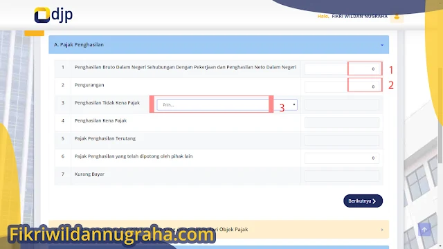 Cara Lapor SPT Tahunan Pajak Online via e-Filing surat pemberitahuan DJP mengisi formulir pendaftaran akun npwp karyawan perorangan mendapatkan efin