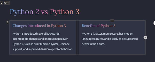 python 2 vs python 3