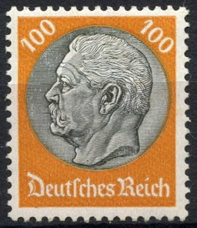 Germany 1933-41 100pf Pres. Von Hindenburg