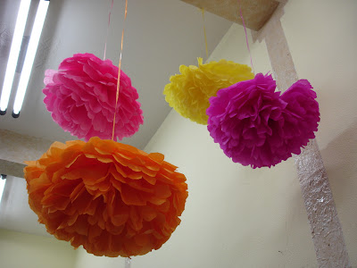 Flores com Papel de Seda: Backyardigans