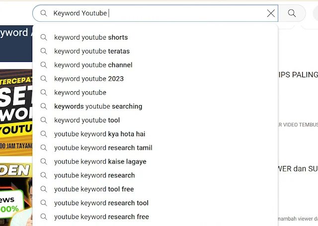Pelajari cara efektif melakukan riset keyword YouTube konten pengunjung Youtuber subscriber dengan aplikasi riset keyword terbaik.