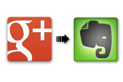 如何讓 Google+ 訊息在行動裝置分享到 Evernote