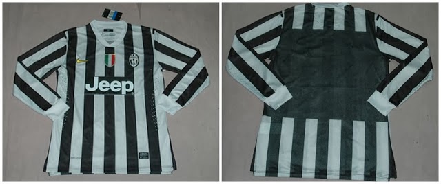 Jersey Grade Ori Juventus Home Long Sleave Official 2013-2014