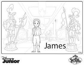 Prince James coloring page