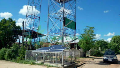 1.5KW solar water supply for village in Thailand