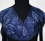 Night Forest Hand Painted Silk Scarf