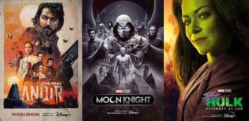 Séries vues en novembre : Andor, Moon Knight et She-Hulk