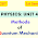 Methods of Quantum Mechanics: B.Sc. CSIT Physics Unit 4 Notes