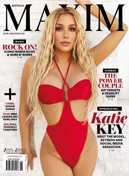 Katie Key Sexy Model Photo Shoot for Maxim Australia Magazine June 2024 Issue