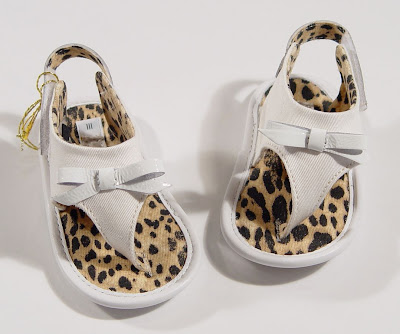 Designer Baby: Roberto Cavalli Baby Leopard Thong Sandals