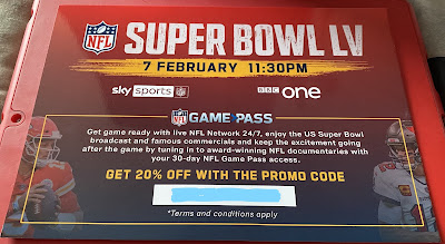 Morrisons Super Bowl LV Card