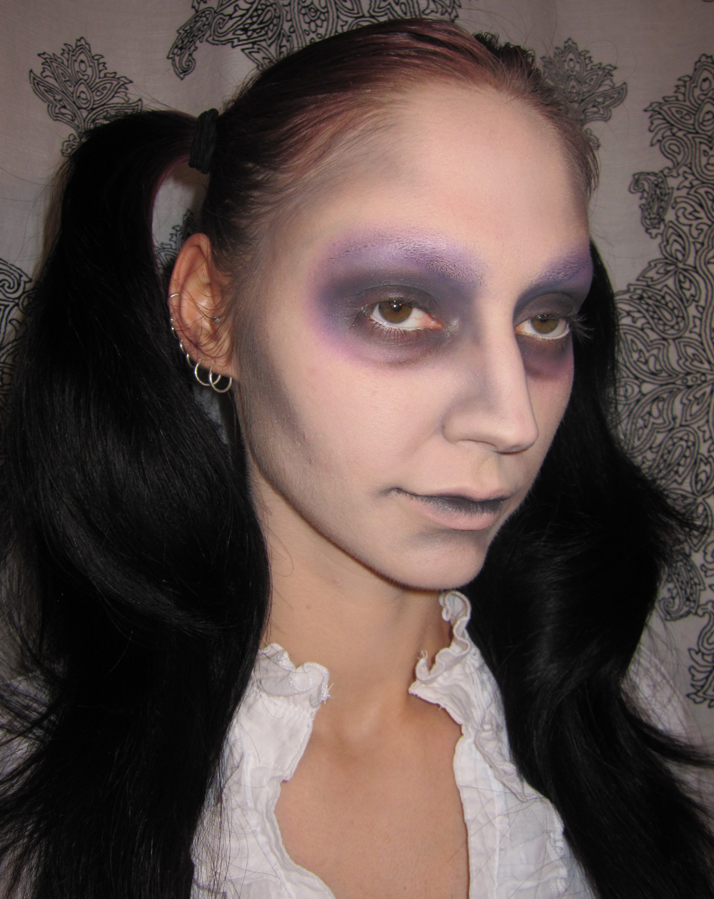 Glitter is my Crack Dead  Doll  Halloween  Costume Makeup  