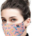 Cotton Face Mask with replaceable PM2.5 Activated Carbon Mask for Running, Traveling, Cycling Washable and Reusable Warm Windproof Mask