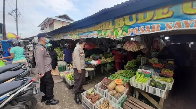 Polres Sekadau Gelar Operasi Aman Nusa II di Komplek Pasar Sekadau