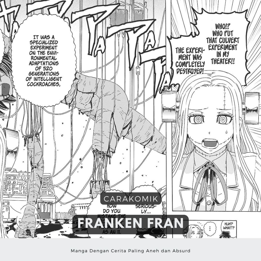 Manga Dengan Cerita Paling Aneh - Franken Fran