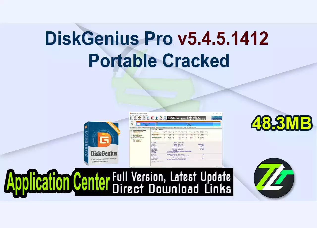 DiskGenius Pro v5.4.5.1412 Portable Cracked