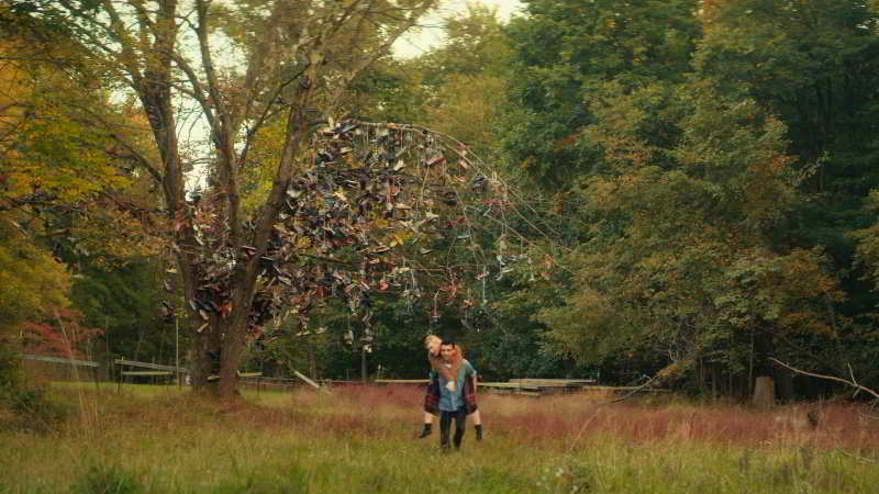 Shoes hanging Tree