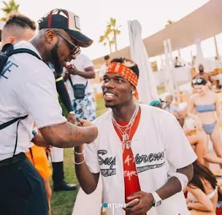 Nigeria Davido spotted with Pogba, Lionel Messi & other superstars party in Dubai