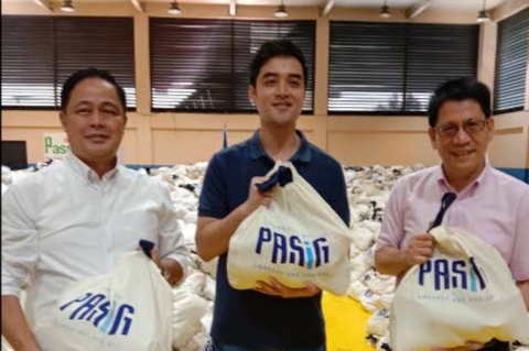 Pasig City Mayor Vico Sotto Relief Goods