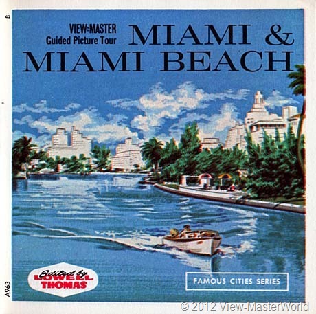 View-Master Miami and Miami Beach (A963), Booklet Cover