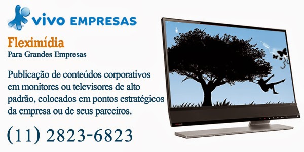 Fleximídia é publicação de conteúdos corporativos em monitores ou televisores de alto padrão, colocados em pontos estratégicos da empresa ou de seus parceiros.