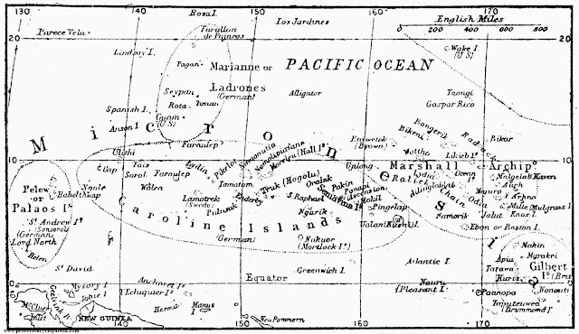 Micronesia - Bản đồ địa lý của Liên bang Micronesia 🇫🇲