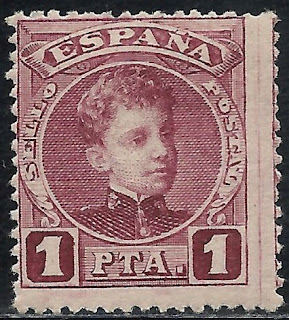 Spain 1901 Alfonso XIII of Spain 1 peseta