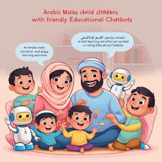 Padres de familia utilizando chatbots educaticos con sus hijos