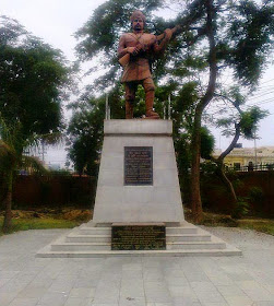 Statue of Mangal Pandey at Martyr's Memorial in Meerut