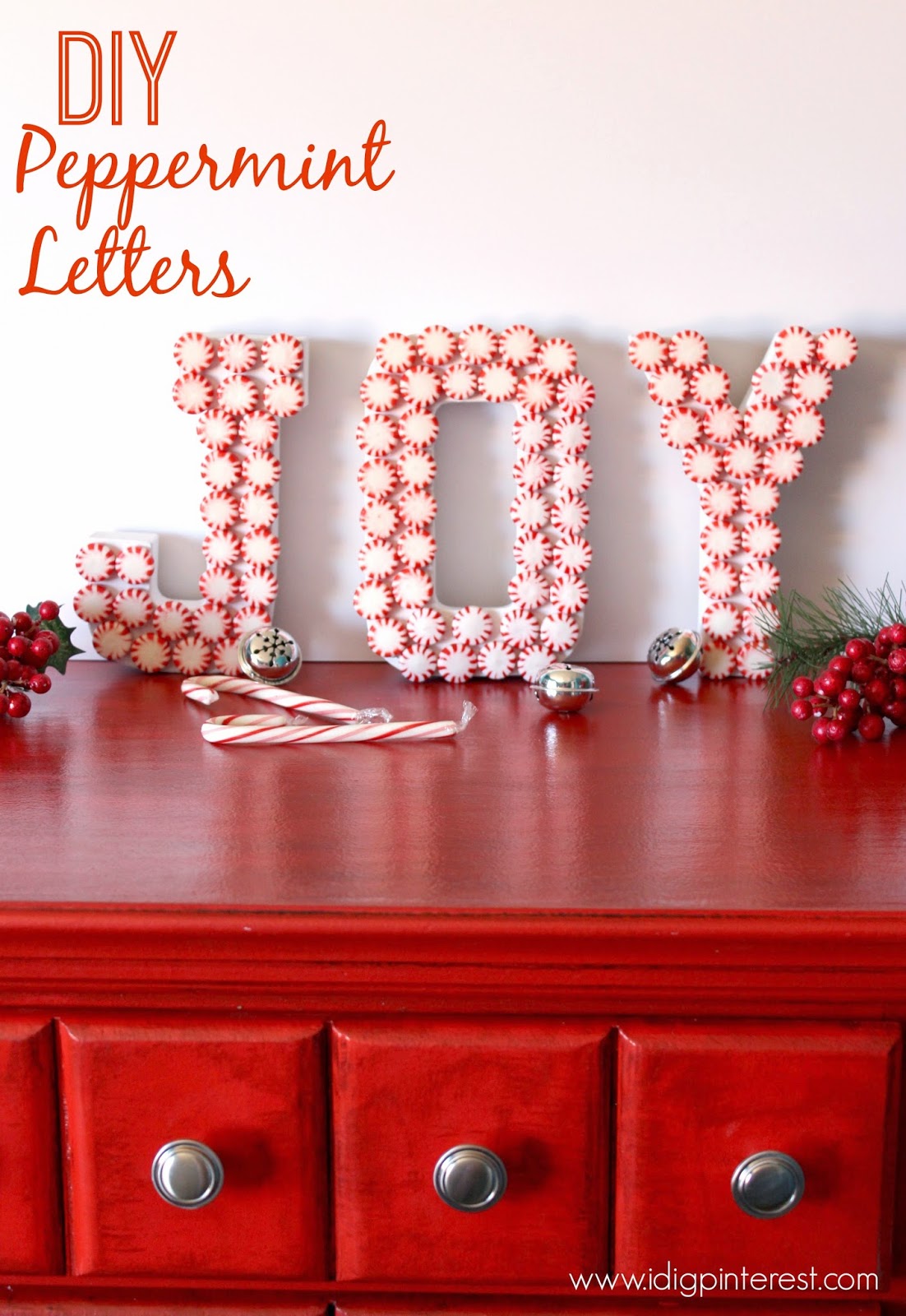 Diy Peppermint Joy Letters Christmas Craft I Dig Pinterest - doge roblox character costume we made a papier mache