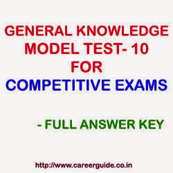 General Knowledge GK Sample Practice Test Paper - 10