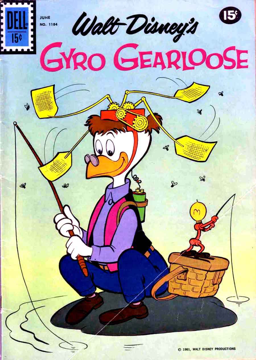 Gyro Gearloose   Four Color Comics  1184   Carl Barks art   cover