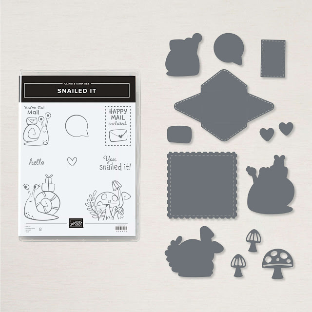 Snail It Stamp Set and Snail Dies