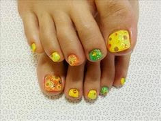 Creative Toenail design