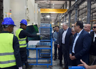 رئيس الوزراء يتفقد مصنع شركة مايديا للغسالات بالمنطقة  الصناعية الصينية "تيدا ـ مصر"