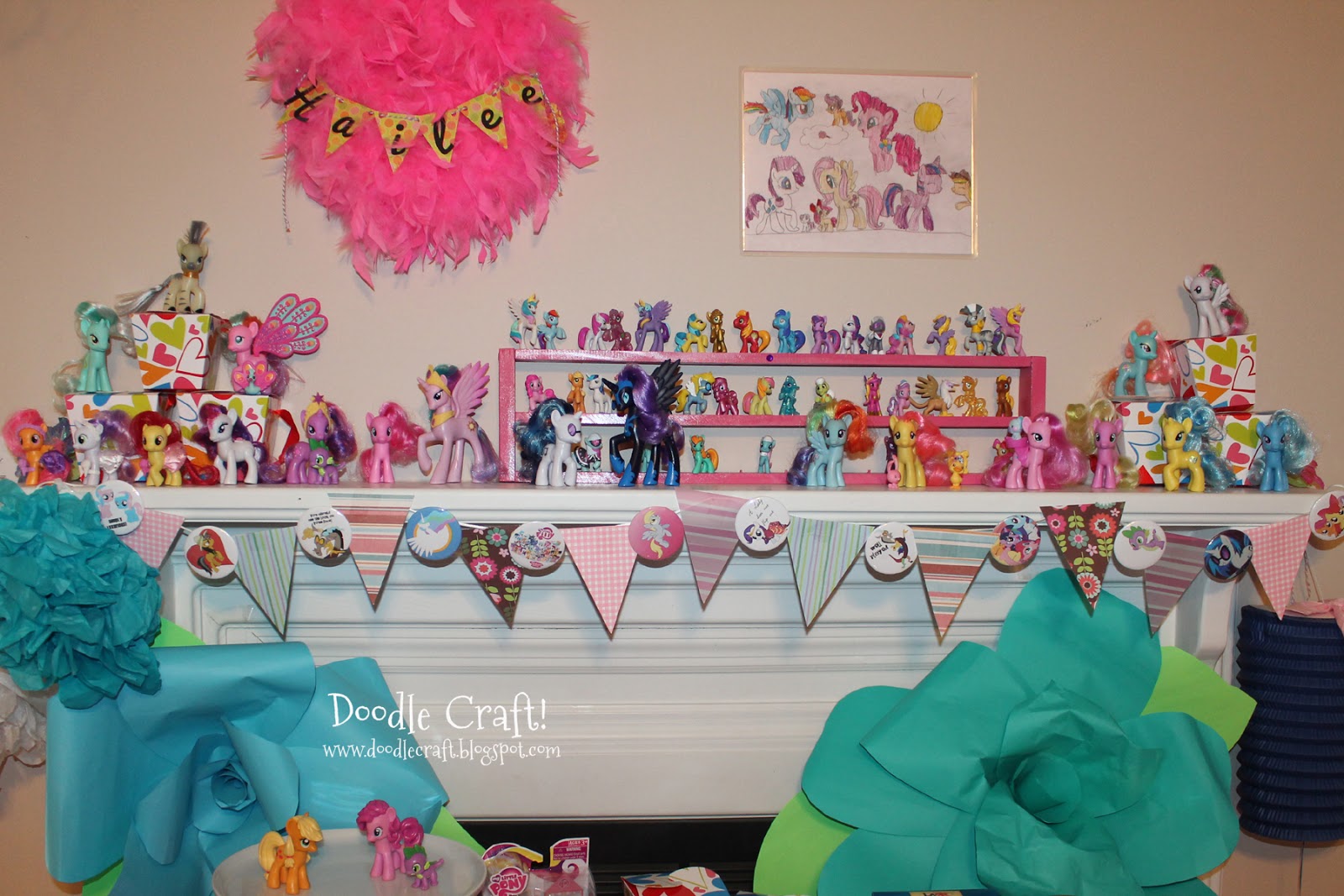 Doodlecraft My Little  Pony  BUDGET PARTY  and Chocolates 