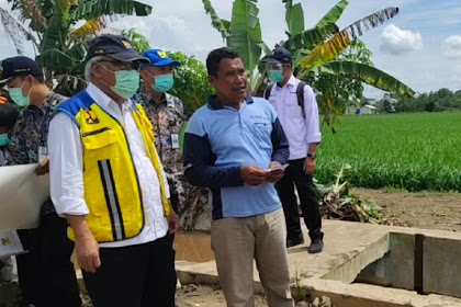 Menteri Basuki : Penyediaan Air Irigasi Kunci Pengembangan Food Estate di Kalteng