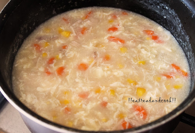 simple creamy sweet corn chicken soup recipe