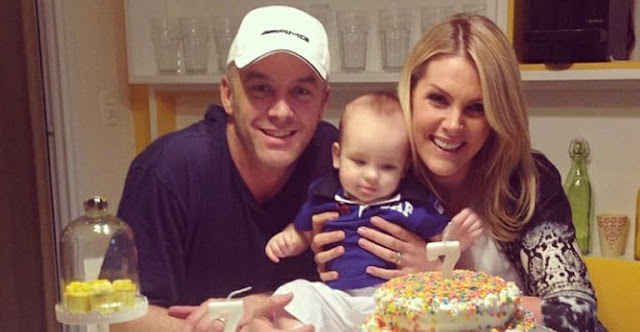 Ana Hickmann Comemorando 7 meses do filho. (imagem internet)