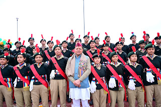 NCC Cadet with dhami