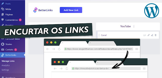 Encurtador URL BetterLinks Encurte, Rastreie e Gerencie URL
